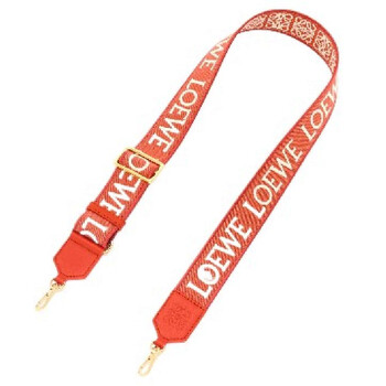 Anagram Strap In Jacquard And Calfskin