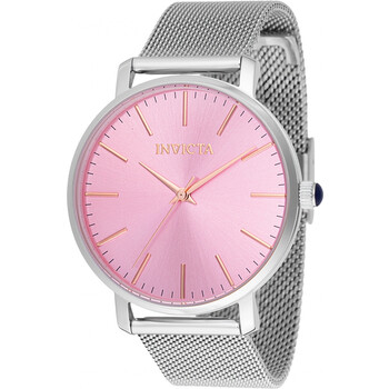 Angel Quartz Pink Dial Watch