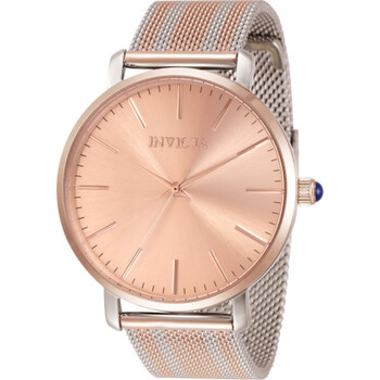 Angel Quartz Rose Gold Dial Watch