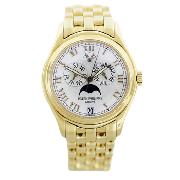 Annual Calendar Moonphase White Dial Gold Stainless Steel Automatic Watch 50361J