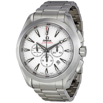 Aqua Terra White Dial Chronograph Automatic Watch