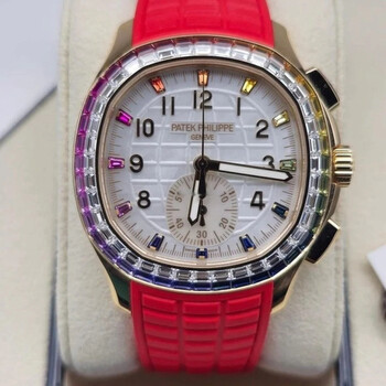 Aquanaut Chronograph Automatic Diamond White Mother of Pearl Dial Watch 7968300R001