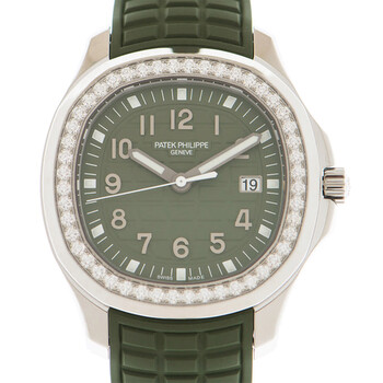 Aquanaut Luce Quartz Diamond Green Dial Watch 5267200A011