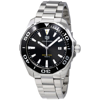 Aquaracer 300M Quartz Black Dial Watch WAY101A.BA0746