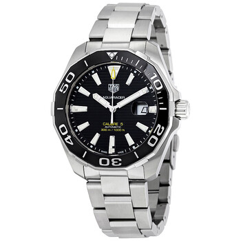 Aquaracer Automatic Black Dial Watch WAY201A.BA0927