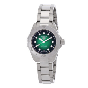 Aquaracer Automatic Diamond Green Dial Watch WBP2415.BA0622