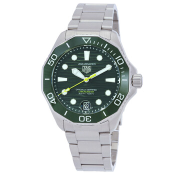 Aquaracer Automatic Green Dial Watch WBP5116.BA0013