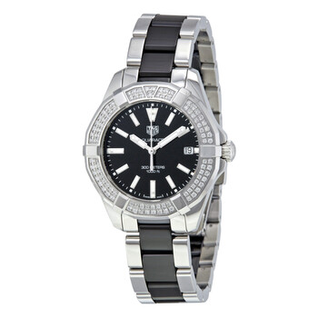 Aquaracer Black Dial Watch WAY131E.BA0913
