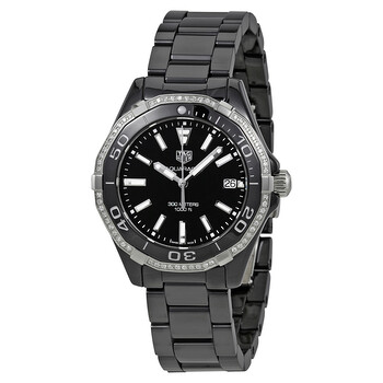 Aquaracer Black Dial Watch WAY1395.BH0716