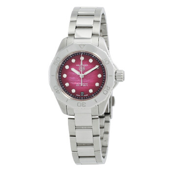 Aquaracer Professional 200 Automatic Diamond Red Dial Watch WBP2414.BA0622