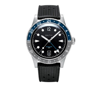 Aquascaphe Gmt Automatic Black Dial Watch AQUASCAPHEGMTGREY