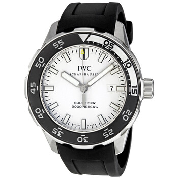 Aquatimer Automatic 2000 White Dial Black Rubber Strap Watch