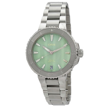 Aquis Automatic 36.5mm Green Dial Watch 01 733 7770 415707 8 18 05P