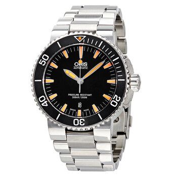 Aquis Automatic Black Dial Watch 73376534159MB