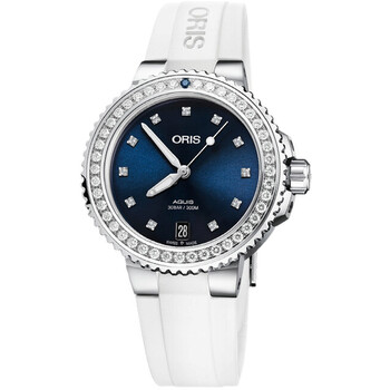 Aquis Automatic Diamond Blue Dial Watch 01 733 7731 499507 4 18 63FC
