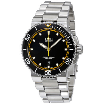Aquis Date Automatic Black Dial Watch 01 733 7653 412707 8 26 01PEB