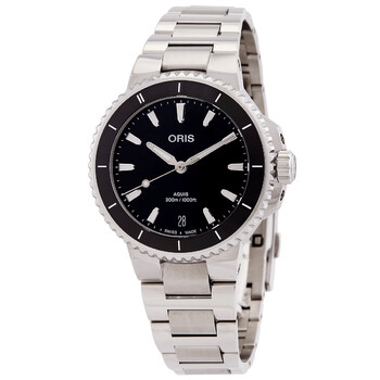 Aquis Date Automatic Black Dial Watch 01 733 7792 415407 8 19 05P