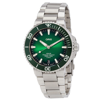 Aquis Date Automatic Green Dial Watch 400776341570782409PEB