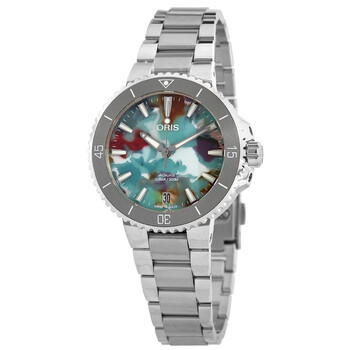 Aquis Date Automatic Multicoloured Dial Watch 01 733 7770 4150SET