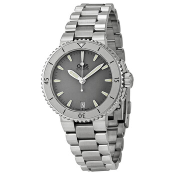 Aquis Date Grey Dial Stainless Steel Watch 01 733 7652 414307 8 18 01P