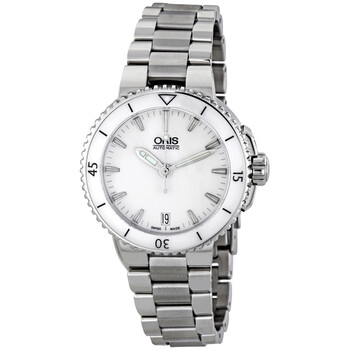 Aquis Date Steel  Ceramic Watch 73376524156MB