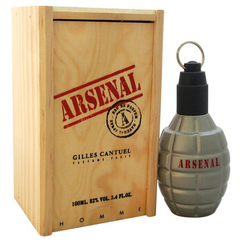 Arsenal Grey by Gilles Cantuel for Men  3.4 oz EDP Spray