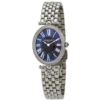 Art Deco Quartz Diamond Black Dial Watch FC200MPB2VD6B