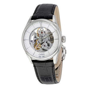 Artelier Automatic Silver Skeleton Dial Watch 73477214051LS