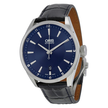 Artix Blue Dial Blue Leather Strap Watch 73377134035LS