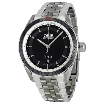 Artix GT Day Date Black Dial Stainless Steel Watch 73576624154MB