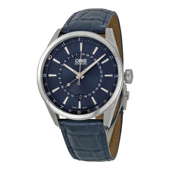 Artix Moonphase Blue Dial Blue Leather Watch 76176914085LS