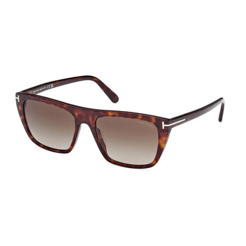 Aslan Smoke Gradient Square Sunglasses FT1175 52B