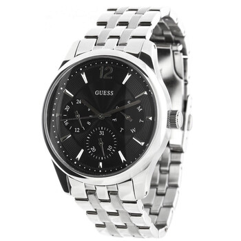 Asset Quartz Black Dial Watch W0474G1