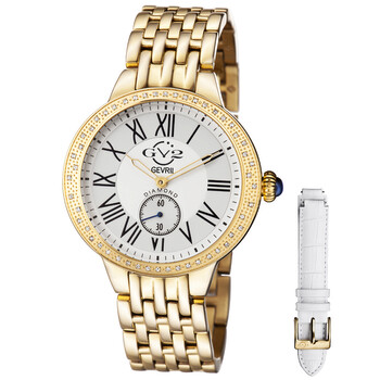 Astor Goldtone Diamond Bezel Quartz Watch