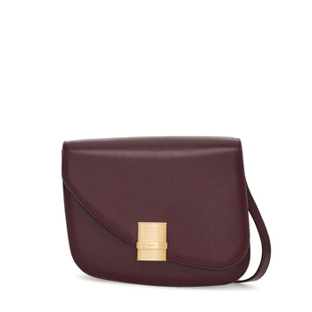 Asymmetric Leather Shoulder Bag