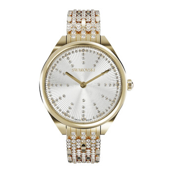 Attract Quartz Crystal Silver Dial Watch