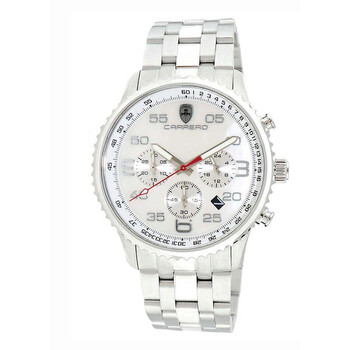 AureumMb Chronograph Tachymeter White Dial Watch C1S7022WT