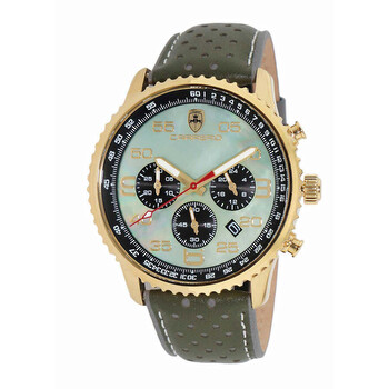 Aureum Chronograph Tachymeter Green Dial Watch C1G7023GN