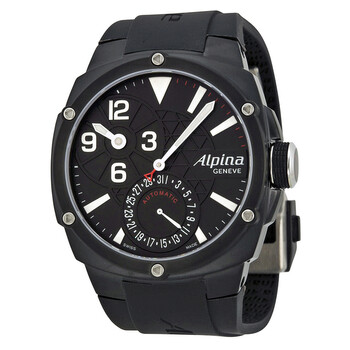 Automatic Black Dial Black Rubber Watch 950LBB4FBAE6
