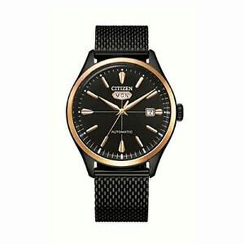 Automatic Black Dial Watch NH839682E