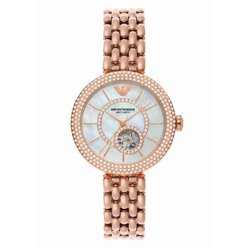 Automatic Crystal White Mother of Pearl Dial Watch AR60065