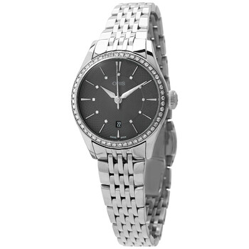 Automatic Diamond Grey Dial Watch 01 561 7722 495307 8 14
