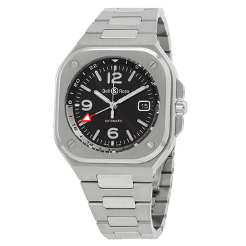 Automatic GMT Black Dial Watch BR05GBLSTSST