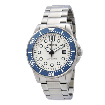 Automatic White Dial Watch NJ017181A