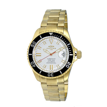 Automatic White Dial Watch ON558888GWTBK