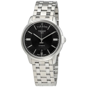 Automatics III Day Date Black Dial Watch T065.930.11.051.00
