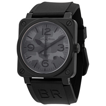 Avaition Automatic Black Camo Dial Watch BR0392CAMOCESRB