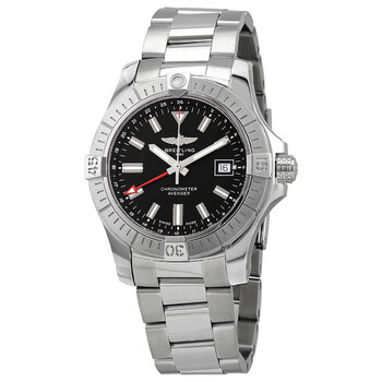 Avenger Automatic GMT Black Dial Watch A32397101B1A1