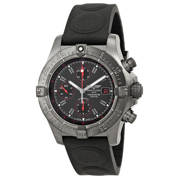 Avenger Black Dial Chronograph Rubber Watch M133802CBC73BKOR