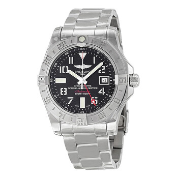 Avenger II GMT Black Dial Watch A3239011BC34SS